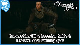 Graverobber Blige Location Rescue Guide amp The Fastest Soul Farming Method  Demons Souls Remake [upl. by Htebazil]