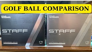 WIlson Golf Ball Comparison [upl. by Linus]