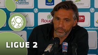 Conférence de presse Chamois Niortais  AJ Auxerre 11  20142015 [upl. by Gudren]