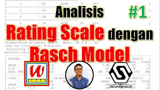 Analisis Rating Scale Rasch Model dengan Winstep Part 1 [upl. by Nolyak903]