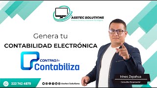 Genera tu CONTABILIDAD ELECTRONICA en Contabiliza CONTPAQi [upl. by Anitnamaid]