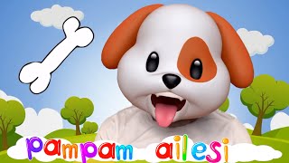 KÖPEK NE YER  PamPam Ailesi  Hayvanlar Şarkısı  Kids Songs Nursery Rhymes [upl. by Nereids442]