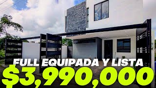 CASAS MÉRIDA  LLAVE EN MANO x 3990000 MXN ¡Lista para vivir  Casa Cholul ✅ [upl. by Anivlis]