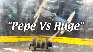 Pepe Silvia Vs Huge  Motorama Robot Conflict 2024 [upl. by Esirahs]