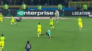 Fail Nantes vs Psg referee Tony Chapron kicks a player [upl. by Canada302]