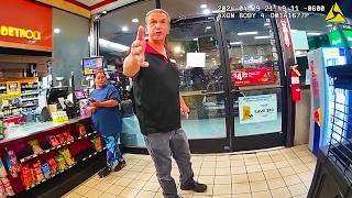 Gas Station Owner OutSmarts Dumbest Teen Robber [upl. by Eulau]