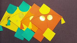 Kite making with paper for Pongal backdrop  Pongal decoration [upl. by Mauceri631]