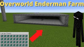 Early Game Overworld Enderman Farm Tutorial Minecraft 121 [upl. by Tombaugh]