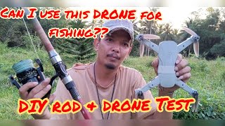 Testing the K80 Pro Max Budget Drones Weight Capacity with DIY Rod Attachment [upl. by Waldo831]