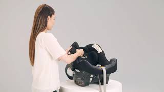 Chicco KeyFit 35 Infant Car Seat  Removing the Fabrics [upl. by Akienahs]