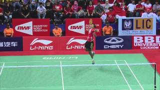 THOMAS AND UBER CUP FINALS 2014 Session 16 Match 3 [upl. by Bolan]