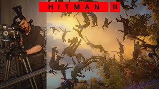 Hitman 3 guard kills everyone in Mendoza [upl. by Anomer]