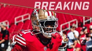 49ers Kyle Shanahan fears torn ACL for Brandon Aiyuk [upl. by Aramoix]