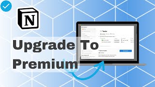 How To Upgrade To Premium In Notion [upl. by Latricia]