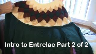 Knit Entrelac Intro Part 2 of 2 by Diana Sullivan [upl. by Madriene975]