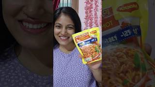 Trying Maggi Pazzta cheesy tomato twist 🍝  instant pasta  Review food shorts [upl. by Yenattirb]