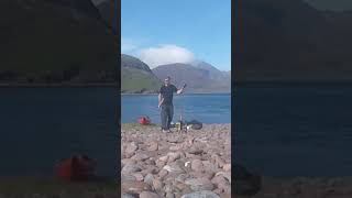 Archery on Soay Island with the Cuillin Ridge and Skye behind me 🤙 [upl. by Fanchan]