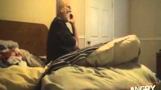 Angry Grandpa  VOICE ACTIVATED TV PRANK Reversed [upl. by Trbor]