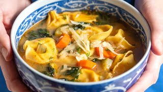 Easy Tortellini Soup Recipe [upl. by Iggy]