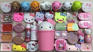 Special Series Hello Kitty Slime  Mixing All My Homemade Sime  Most Satisfying Videos [upl. by Rheinlander]