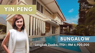 HOME REVEAL 45  LENGKOK ZAABA  BUNGALOW  RM 6900000 ttdi [upl. by Benyamin]