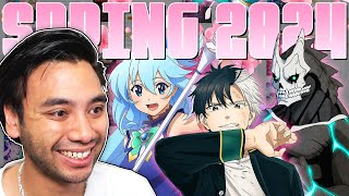 I Watched EVERY Anime In Spring 2024 [upl. by Eesdnyl]