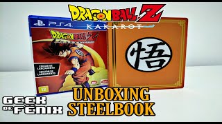 UNBOXING DO LINDO STEELBOOK DO DRAGON BALL Z KAKAROT PS4 [upl. by Aubyn]