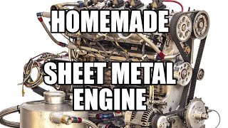 Homemade 30L DOHC Sheet Metal Engine Pete Aardema and Kevin Braun Motor Madness [upl. by Loni]