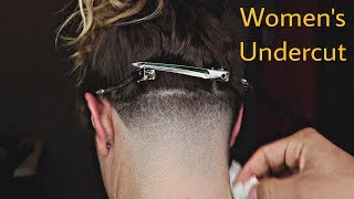 How to do a Womans Undercut  Tutorial [upl. by Ivonne]