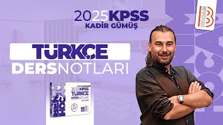 31 KPSS Türkçe  Noktalama İşaretleri 3  Kadir GÜMÜŞ  2025 [upl. by Senskell]