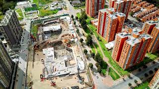 Sobrevolando la Colina Bogotá Colombia proyectos de Vivienda [upl. by Etteyafal]