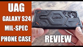 Urban Armor Gear Galaxy S24 Phone Case Review MilitaryGrade Protection [upl. by Rekoob60]