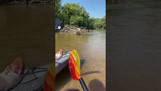 Maquoketa River trial and tribulations The struggle was real on this The kayak season may over 😪 [upl. by Bora294]