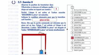 grafcet part 8 exercice [upl. by Eskil]