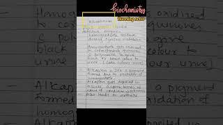 Biochemistry notes phenylketonuria tyrosinemia alkaptonuria albinism notes biochemistry [upl. by Rapp]