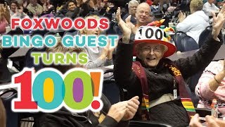 Foxwoods Surprises Bingo Guest for her 100th Birthday [upl. by Atnaloj]