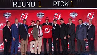 Hischier selected first overall by Devils [upl. by Irrehs569]