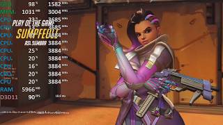 Overwatch GeForce MX150 Intel Core i78550U Gameplay Framerate Test [upl. by Robinson]