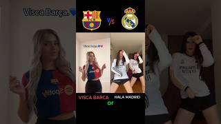 Visca Barca ❤️ vs Hala madrid🤍 football viscabarsa halamadrid barcelona realmadrid trending [upl. by Ademordna303]