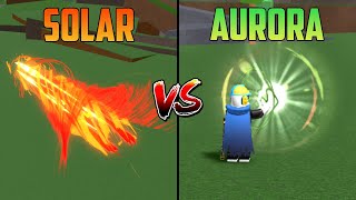 Solar VS Aurora  Elemental Battlegrounds [upl. by Lourdes940]