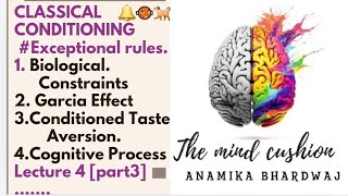 Conditioned taste aversion Garcia effect classicalconditioning psychology ugcnet lecture 4 [upl. by Fanchette]