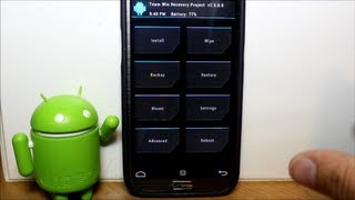 How to us Twrp custom recovery on the Galaxy Note 2 [upl. by Bryana861]