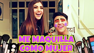 Andrea Zuñiga me maquilla como mujer  Soy Fredy [upl. by Innek]