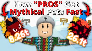 How PROS get Mythical Pets FAST on Pet Simulator X [upl. by Natie]