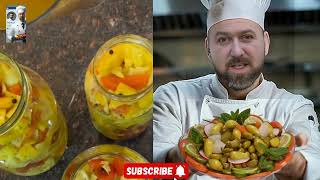 How to make pickles🧄🥦🥕🥒The easiest most delicious and quick to prepare pickles with 👨🏻‍🍳Chef Ammar [upl. by Dambro]