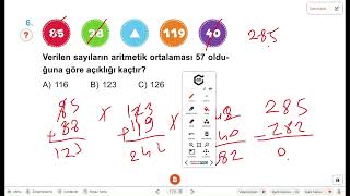 6sınıf aritmetik ortalama [upl. by Curley]