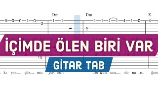 Ahmet Kaya  İçimde Ölen Biri Var  Gitar Tab [upl. by Severn]