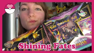 Shining Fates Mad Party Pin Collection Unboxing [upl. by Kizzee]