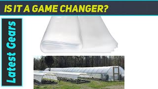 Greenhouse Plastic Sheeting 8x25 ft  The Ultimate UV Resistant Cover for Your Plants [upl. by Lemuelah629]