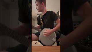 Psychosocial on banjo Rob Scallon Coverguitar numetal funny metal slipknotfamily [upl. by Nrehtak]